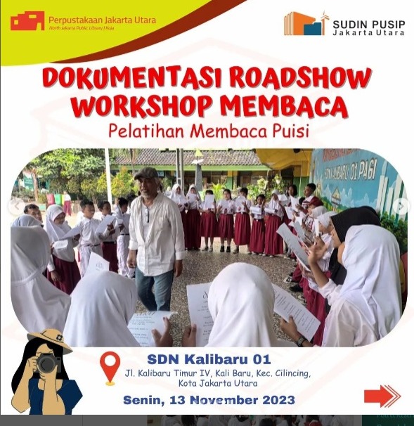 Roadshow Workshop Membaca Bersama Suku Dinas Perpustakaan Dan Kearsipan Kota Administrasi Jakarta Utara